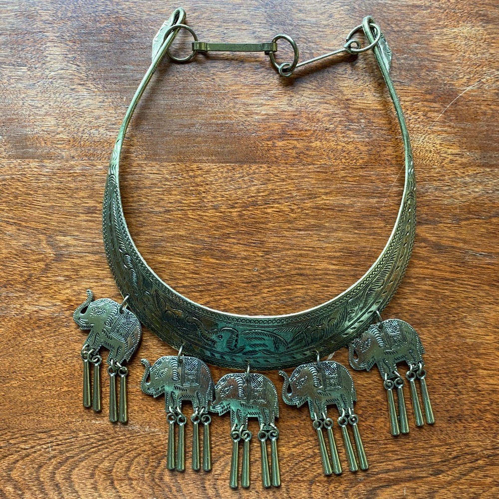 Unique Elephant Necklace